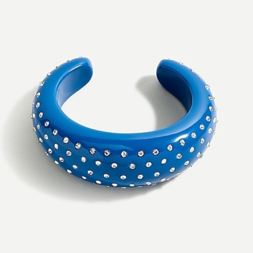 J Crew Sparkle domed cuff bracelet m / L nwt